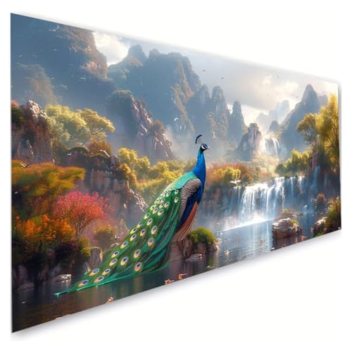 Diamond Painting Erwachsene Groß XXL 40x90cm,5D Diamant Painting Bilder Pfau Diamond Paintings Kinder Wasserfall Diamond-painting,DIY Mosaikherstellung Basteln Mädchen Geschenke,Deko Wohnzimmer G2-506 Diamond Painting Erwachsene Groß XXL 40x90cm,5D Diamant Painting Bilder Pfau Diamond Paintings Kinder Wasserfall Diamond-painting,DIY Mosaikherstellung Basteln Mädchen Geschenke,Deko Wohnzimmer G2-506 von RSZYUUNG