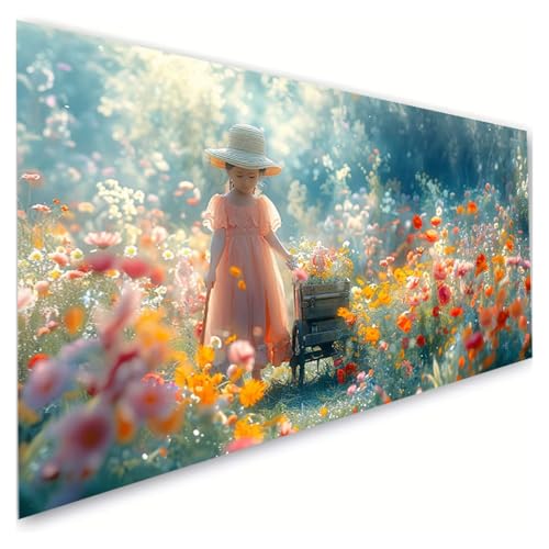 Diamond Painting Erwachsene Groß XXL 50x100cm, 5D Diamant Painting Bilder Mädchenhaft Diamond Paintings Kinder Blume Diamond-painting, DIY Mosaikherstellung Basteln Mädchen, Deko Wohnzimmer G2-82 Diamond Painting Erwachsene Groß XXL 50x100cm, 5D Diamant Painting Bilder Mädchenhaft Diamond Paintings Kinder Blume Diamond-painting, DIY Mosaikherstellung Basteln Mädchen, Deko Wohnzimmer G2-82 von RSZYUUNG