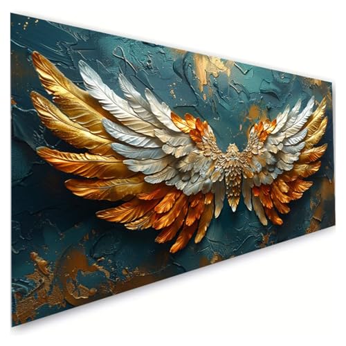 Diamond Painting Erwachsene Groß XXL 50x100cm,5D Diamant Painting Bilder Feder Diamond Paintings Kinder Flügel Diamond-painting,DIY Mosaikherstellung Basteln Mädchen Geschenke,Deko Wohnzimmer G2-652 Diamond Painting Erwachsene Groß XXL 50x100cm,5D Diamant Painting Bilder Feder Diamond Paintings Kinder Flügel Diamond-painting,DIY Mosaikherstellung Basteln Mädchen Geschenke,Deko Wohnzimmer G2-652 von RSZYUUNG