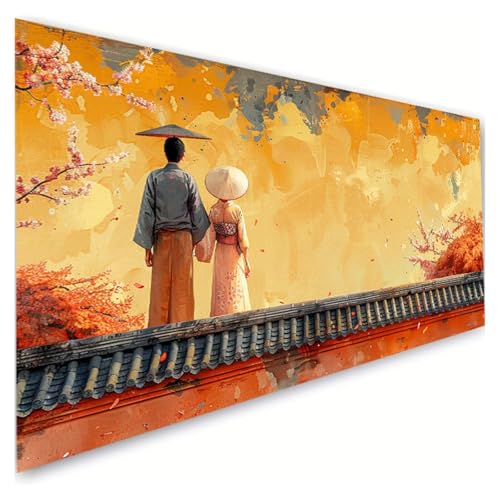 Diamond Painting Erwachsene Groß XXL 60x120cm, 5D Diamant Painting Bilder Japan Diamond Paintings Kinder Paar Diamond-painting, DIY Mosaikherstellung Basteln Mädchen Geschenke, Deko Wohnzimmer G2-644 Diamond Painting Erwachsene Groß XXL 60x120cm, 5D Diamant Painting Bilder Japan Diamond Paintings Kinder Paar Diamond-painting, DIY Mosaikherstellung Basteln Mädchen Geschenke, Deko Wohnzimmer G2-644 von RSZYUUNG