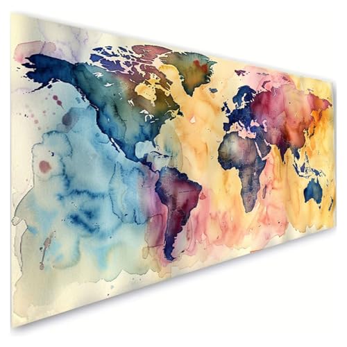 Diamond Painting Erwachsene Groß XXL 60x120cm,5D Diamant Painting Bilder Bunt Diamond Paintings Kinder Weltkarte Diamond-painting,DIY Mosaikherstellung Basteln Mädchen Geschenke,Deko Wohnzimmer G2-620 von RSZYUUNG