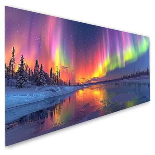 Diamond Painting Erwachsene Groß XXL 70x140cm, 5D Diamant Painting Bilder Aurora Diamond Paintings Kinder Bunt Diamond-painting, DIY Mosaikherstellung Basteln Mädchen Geschenke, Deko Wohnzimmer G2-8 Diamond Painting Erwachsene Groß XXL 70x140cm, 5D Diamant Painting Bilder Aurora Diamond Paintings Kinder Bunt Diamond-painting, DIY Mosaikherstellung Basteln Mädchen Geschenke, Deko Wohnzimmer G2-8 von RSZYUUNG
