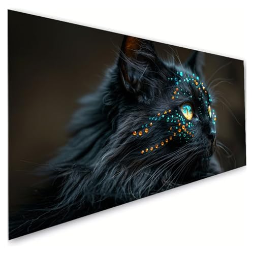 Diamond Painting Erwachsene Groß XXL 70x140cm, 5D Diamant Painting Bilder Tier Diamond Paintings Kinder Katze Diamond-painting, DIY Mosaikherstellung Basteln Mädchen Geschenke, Deko Wohnzimmer G2-986 von RSZYUUNG