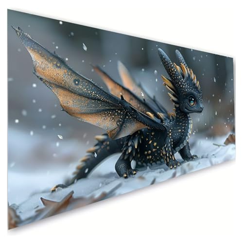 Diamond Painting Erwachsene Groß XXL 80x160cm, 5D Diamant Painting Bilder Tier Diamond Paintings Kinder Winter Diamond-painting, DIY Mosaikherstellung Basteln Mädchen Geschenke, Deko Wohnzimmer G2-988 von RSZYUUNG
