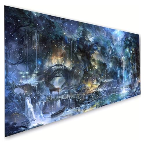 Diamond Painting Erwachsene Groß XXL 80x160cm, 5D Diamant Painting Bilder Wunderland Diamond Paintings Kinder Wasserfall Diamond-painting, DIY Mosaikherstellung Basteln Mädchen, Deko Wohnzimmer G2-102 Diamond Painting Erwachsene Groß XXL 80x160cm, 5D Diamant Painting Bilder Wunderland Diamond Paintings Kinder Wasserfall Diamond-painting, DIY Mosaikherstellung Basteln Mädchen, Deko Wohnzimmer G2-102 von RSZYUUNG