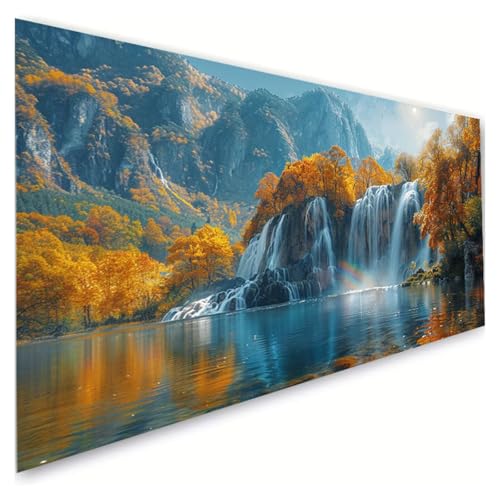 Diamond Painting Erwachsene Groß XXL 80x160cm,5D Diamant Painting Bilder Wasserfall Diamond Paintings Kinder Baum Diamond-painting,DIY Mosaikherstellung Basteln Mädchen Geschenke,Deko Wohnzimmer G2-44 Diamond Painting Erwachsene Groß XXL 80x160cm,5D Diamant Painting Bilder Wasserfall Diamond Paintings Kinder Baum Diamond-painting,DIY Mosaikherstellung Basteln Mädchen Geschenke,Deko Wohnzimmer G2-44 von RSZYUUNG