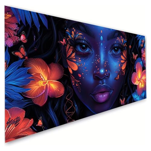 Diamond Painting Frau Diamond Painting Erwachsene Groß XXL 80x160cm,5D Diamant Paintings Bilder Blume Malen Nach Zahlen Anfänger,DIY Full Drill Diamant Malerei Stickerei Bastelset,Zimmer Deko G2-981 von RSZYUUNG