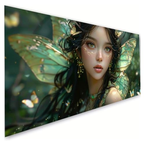 Diamond Painting Frau Diamond Painting Erwachsene Groß XXL 80x160cm,5D Diamant Paintings Bilder Flügel Malen Nach Zahlen Anfänger,DIY Full Drill Diamant Malerei Stickerei Bastelset,Zimmer Deko G2-925 von RSZYUUNG