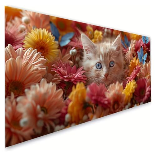 Diamond Painting Gänseblümchen Diamond Painting Erwachsene Groß XXL 40x90cm, 5D Diamant Paintings Bilder Katze Malen Nach Zahlen Anfänger, DIY Diamant Malerei Stickerei Bastelset, Zimmer Deko G2-95 Diamond Painting Gänseblümchen Diamond Painting Erwachsene Groß XXL 40x90cm, 5D Diamant Paintings Bilder Katze Malen Nach Zahlen Anfänger, DIY Diamant Malerei Stickerei Bastelset, Zimmer Deko G2-95 von RSZYUUNG