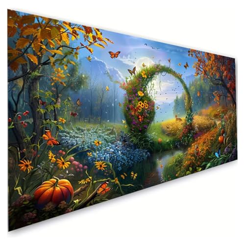 Diamond Painting Herbst Diamond Painting Erwachsene Groß XXL 100x180cm, 5D Diamant Paintings Bilder Kürbis Malen Nach Zahlen Anfänger, DIY Full Drill Diamant Malerei Bastelset, Zimmer Deko G2-45 Diamond Painting Herbst Diamond Painting Erwachsene Groß XXL 100x180cm, 5D Diamant Paintings Bilder Kürbis Malen Nach Zahlen Anfänger, DIY Full Drill Diamant Malerei Bastelset, Zimmer Deko G2-45 von RSZYUUNG