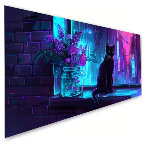 Diamond Painting Katze Diamond Painting Erwachsene Groß XXL 10x20cm, 5D Diamant Paintings Bilder Straßenansicht Malen Nach Zahlen Anfänger, DIY Diamant Malerei Stickerei Bastelset, Zimmer Deko G2-65 Diamond Painting Katze Diamond Painting Erwachsene Groß XXL 10x20cm, 5D Diamant Paintings Bilder Straßenansicht Malen Nach Zahlen Anfänger, DIY Diamant Malerei Stickerei Bastelset, Zimmer Deko G2-65 von RSZYUUNG
