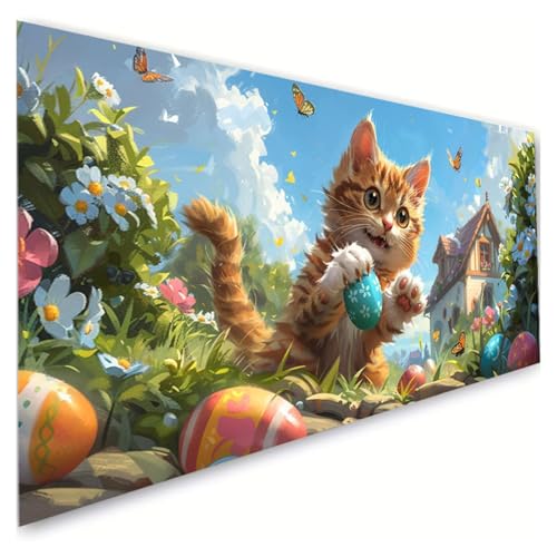 Diamond Painting Katze Diamond Painting Erwachsene Groß XXL 40x90cm, 5D Diamant Paintings Bilder Schmetterling Malen Nach Zahlen Anfänger, DIY Diamant Malerei Stickerei Bastelset, Zimmer Deko G2-91 Diamond Painting Katze Diamond Painting Erwachsene Groß XXL 40x90cm, 5D Diamant Paintings Bilder Schmetterling Malen Nach Zahlen Anfänger, DIY Diamant Malerei Stickerei Bastelset, Zimmer Deko G2-91 von RSZYUUNG