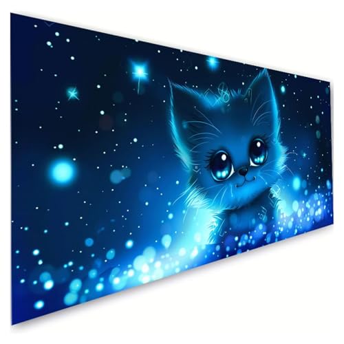 Diamond Painting Katze Diamond Painting Erwachsene Groß XXL 80x160cm, 5D Diamant Paintings Bilder Sternenhimmel Malen Nach Zahlen Anfänger, DIY Diamant Malerei Stickerei Bastelset, Zimmer Deko G2-79 Diamond Painting Katze Diamond Painting Erwachsene Groß XXL 80x160cm, 5D Diamant Paintings Bilder Sternenhimmel Malen Nach Zahlen Anfänger, DIY Diamant Malerei Stickerei Bastelset, Zimmer Deko G2-79 von RSZYUUNG