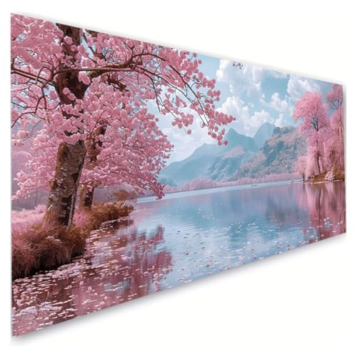 Diamond Painting Kirschblüten Diamond Painting Erwachsene Groß XXL 70x140cm, 5D Diamant Paintings Bilder Blütenblatt Malen Nach Zahlen Anfänger, DIY Diamant Malerei Bastelset, Zimmer Deko G2-691 Diamond Painting Kirschblüten Diamond Painting Erwachsene Groß XXL 70x140cm, 5D Diamant Paintings Bilder Blütenblatt Malen Nach Zahlen Anfänger, DIY Diamant Malerei Bastelset, Zimmer Deko G2-691 von RSZYUUNG