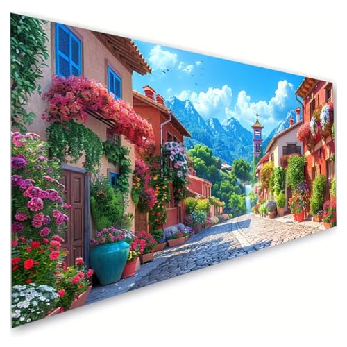 Diamond Painting Kleine Stadt Diamond Painting Erwachsene Groß XXL 30x60cm, 5D Diamant Paintings Bilder Häuser Malen Nach Zahlen Anfänger, DIY Diamant Malerei Stickerei Bastelset, Zimmer Deko G2-541 Diamond Painting Kleine Stadt Diamond Painting Erwachsene Groß XXL 30x60cm, 5D Diamant Paintings Bilder Häuser Malen Nach Zahlen Anfänger, DIY Diamant Malerei Stickerei Bastelset, Zimmer Deko G2-541 von RSZYUUNG