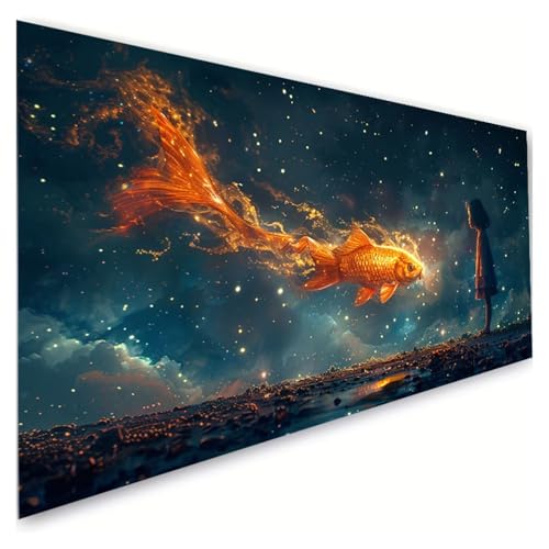 Diamond Painting Koi Diamond Painting Erwachsene Groß XXL 10x20cm, 5D Diamant Paintings Bilder Mädchenhaft Malen Nach Zahlen Anfänger, DIY Full Drill Diamant Malerei Bastelset, Zimmer Deko G2-329 Diamond Painting Koi Diamond Painting Erwachsene Groß XXL 10x20cm, 5D Diamant Paintings Bilder Mädchenhaft Malen Nach Zahlen Anfänger, DIY Full Drill Diamant Malerei Bastelset, Zimmer Deko G2-329 von RSZYUUNG
