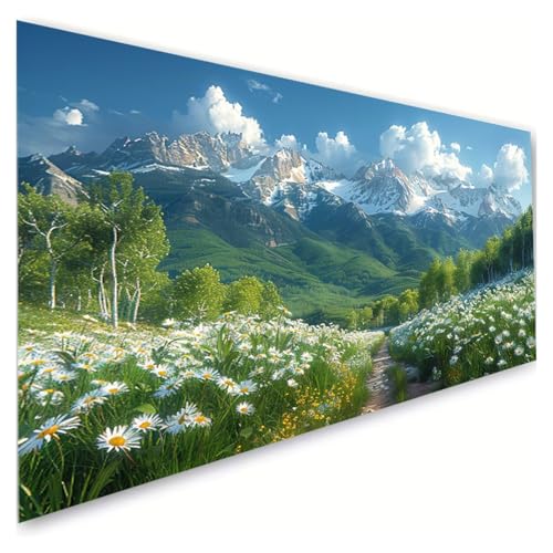 Diamond Painting Landschaft Diamond Painting Erwachsene Groß XXL 50x100cm, 5D Diamant Paintings Bilder Gänseblümchen Malen Nach Zahlen Anfänger, DIY Diamant Malerei Bastelset, Zimmer Deko G2-531 Diamond Painting Landschaft Diamond Painting Erwachsene Groß XXL 50x100cm, 5D Diamant Paintings Bilder Gänseblümchen Malen Nach Zahlen Anfänger, DIY Diamant Malerei Bastelset, Zimmer Deko G2-531 von RSZYUUNG