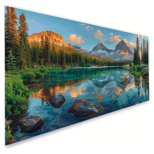 Diamond Painting Landschaft Diamond Painting Erwachsene Groß XXL 50x100cm, 5D Diamant Paintings Bilder See Malen Nach Zahlen Anfänger, DIY Full Drill Diamant Malerei Bastelset, Zimmer Deko G2-579 Diamond Painting Landschaft Diamond Painting Erwachsene Groß XXL 50x100cm, 5D Diamant Paintings Bilder See Malen Nach Zahlen Anfänger, DIY Full Drill Diamant Malerei Bastelset, Zimmer Deko G2-579 von RSZYUUNG