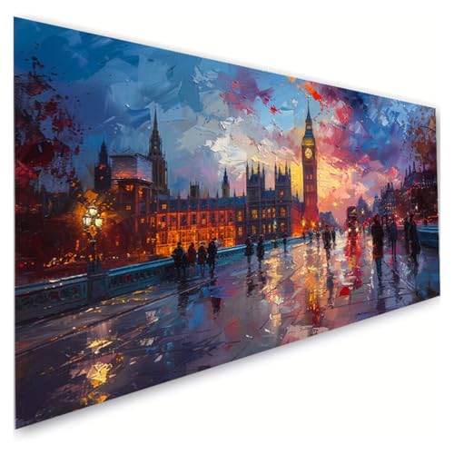Diamond Painting London Diamond Painting Erwachsene Groß XXL 50x100cm, 5D Diamant Paintings Bilder Landschaft Malen Nach Zahlen Anfänger, DIY Full Drill Diamant Malerei Bastelset, Zimmer Deko G2-15 Diamond Painting London Diamond Painting Erwachsene Groß XXL 50x100cm, 5D Diamant Paintings Bilder Landschaft Malen Nach Zahlen Anfänger, DIY Full Drill Diamant Malerei Bastelset, Zimmer Deko G2-15 von RSZYUUNG
