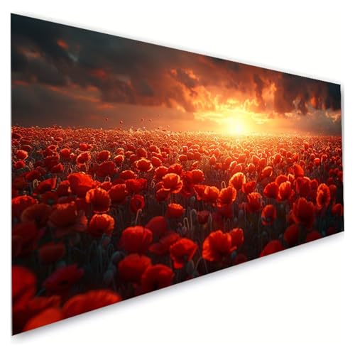 Diamond Painting Mohn Diamond Painting Erwachsene Groß XXL 80x160cm, 5D Diamant Paintings Bilder Sonnenaufgang Malen Nach Zahlen Anfänger, DIY Diamant Malerei Stickerei Bastelset, Zimmer Deko G2-611 Diamond Painting Mohn Diamond Painting Erwachsene Groß XXL 80x160cm, 5D Diamant Paintings Bilder Sonnenaufgang Malen Nach Zahlen Anfänger, DIY Diamant Malerei Stickerei Bastelset, Zimmer Deko G2-611 von RSZYUUNG