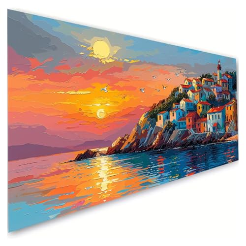 Diamond Painting Sonnenaufgang Diamond Painting Erwachsene Groß XXL 100x220cm,5D Diamant Paintings Bilder Häuser Malen Nach Zahlen Anfänger,DIY Diamant Malerei Stickerei Bastelset,Zimmer Deko G2-539 Diamond Painting Sonnenaufgang Diamond Painting Erwachsene Groß XXL 100x220cm,5D Diamant Paintings Bilder Häuser Malen Nach Zahlen Anfänger,DIY Diamant Malerei Stickerei Bastelset,Zimmer Deko G2-539 von RSZYUUNG