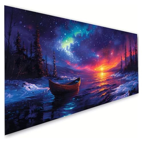 Diamond Painting Sternenhimmel Diamond Painting Erwachsene Groß XXL 30x60cm, 5D Diamant Paintings Bilder Boot Malen Nach Zahlen Anfänger, DIY Diamant Malerei Stickerei Bastelset, Zimmer Deko G2-573 Diamond Painting Sternenhimmel Diamond Painting Erwachsene Groß XXL 30x60cm, 5D Diamant Paintings Bilder Boot Malen Nach Zahlen Anfänger, DIY Diamant Malerei Stickerei Bastelset, Zimmer Deko G2-573 von RSZYUUNG