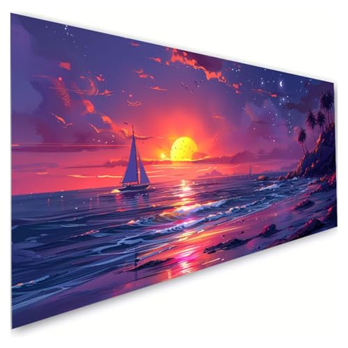 Diamond Painting Strand Diamond Painting Erwachsene Groß XXL 100x180cm,5D Diamant Paintings Bilder Sonnenaufgang Malen Nach Zahlen Anfänger,DIY Diamant Malerei Stickerei Bastelset,Zimmer Deko G2-195 Diamond Painting Strand Diamond Painting Erwachsene Groß XXL 100x180cm,5D Diamant Paintings Bilder Sonnenaufgang Malen Nach Zahlen Anfänger,DIY Diamant Malerei Stickerei Bastelset,Zimmer Deko G2-195 von RSZYUUNG