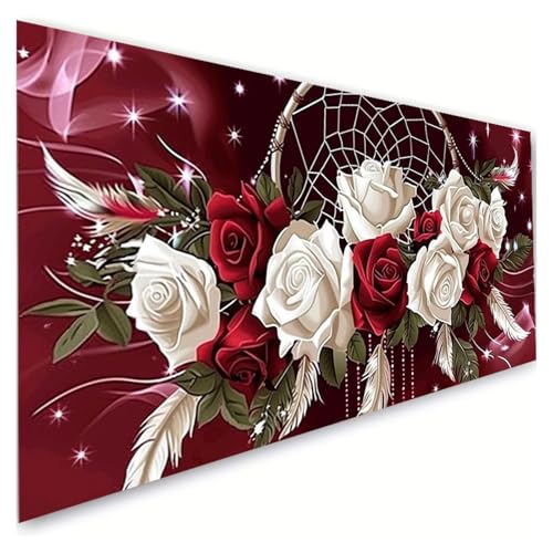 Diamond Painting Traumfänger Diamond Painting Erwachsene Groß XXL 100x180cm, 5D Diamant Paintings Bilder Rose Malen Nach Zahlen Anfänger, DIY Diamant Malerei Stickerei Bastelset, Zimmer Deko G2-101 Diamond Painting Traumfänger Diamond Painting Erwachsene Groß XXL 100x180cm, 5D Diamant Paintings Bilder Rose Malen Nach Zahlen Anfänger, DIY Diamant Malerei Stickerei Bastelset, Zimmer Deko G2-101 von RSZYUUNG