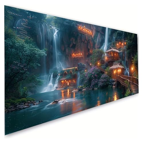 Diamond Painting Wasserfall Diamond Painting Erwachsene Groß XXL 30x60cm, 5D Diamant Paintings Bilder Landschaft Malen Nach Zahlen Anfänger, DIY Diamant Malerei Stickerei Bastelset, Zimmer Deko G2-621 Diamond Painting Wasserfall Diamond Painting Erwachsene Groß XXL 30x60cm, 5D Diamant Paintings Bilder Landschaft Malen Nach Zahlen Anfänger, DIY Diamant Malerei Stickerei Bastelset, Zimmer Deko G2-621 von RSZYUUNG