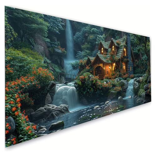 Diamond Painting Wasserfall Diamond Painting Erwachsene Groß XXL 40x90cm, 5D Diamant Paintings Bilder Kabine Malen Nach Zahlen Anfänger, DIY Full Drill Diamant Malerei Bastelset, Zimmer Deko G2-161 Diamond Painting Wasserfall Diamond Painting Erwachsene Groß XXL 40x90cm, 5D Diamant Paintings Bilder Kabine Malen Nach Zahlen Anfänger, DIY Full Drill Diamant Malerei Bastelset, Zimmer Deko G2-161 von RSZYUUNG
