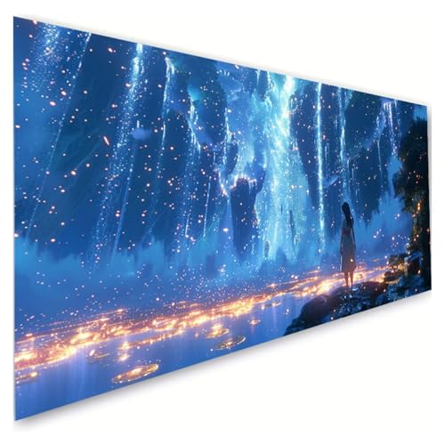 Diamond Painting Wasserfall Diamond Painting Erwachsene Groß XXL 50x100cm, 5D Diamant Paintings Bilder Frau Malen Nach Zahlen Anfänger, DIY Full Drill Diamant Malerei Bastelset, Zimmer Deko G2-505 Diamond Painting Wasserfall Diamond Painting Erwachsene Groß XXL 50x100cm, 5D Diamant Paintings Bilder Frau Malen Nach Zahlen Anfänger, DIY Full Drill Diamant Malerei Bastelset, Zimmer Deko G2-505 von RSZYUUNG