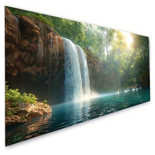 Diamond Painting Wasserfall Diamond Painting Erwachsene Groß XXL 60x120cm,5D Diamant Paintings Bilder Sonnenlicht Malen Nach Zahlen Anfänger,DIY Diamant Malerei Stickerei Bastelset,Zimmer Deko G2-693 Diamond Painting Wasserfall Diamond Painting Erwachsene Groß XXL 60x120cm,5D Diamant Paintings Bilder Sonnenlicht Malen Nach Zahlen Anfänger,DIY Diamant Malerei Stickerei Bastelset,Zimmer Deko G2-693 von RSZYUUNG