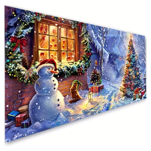 Diamond Painting Weihnachten Diamond Painting Erwachsene Groß XXL 70x140cm,5D Diamant Paintings Bilder Schneemann Malen Nach Zahlen Anfänger,DIY Diamant Malerei Stickerei Bastelset,Zimmer Deko G2-21 Diamond Painting Weihnachten Diamond Painting Erwachsene Groß XXL 70x140cm,5D Diamant Paintings Bilder Schneemann Malen Nach Zahlen Anfänger,DIY Diamant Malerei Stickerei Bastelset,Zimmer Deko G2-21 von RSZYUUNG