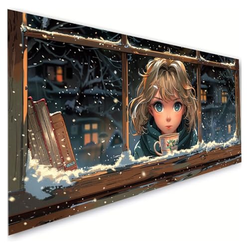 Diamond Painting Winter Diamond Painting Erwachsene Groß XXL 80x160cm, 5D Diamant Paintings Bilder Mädchenhaft Malen Nach Zahlen Anfänger, DIY Diamant Malerei Stickerei Bastelset, Zimmer Deko G2-53 Diamond Painting Winter Diamond Painting Erwachsene Groß XXL 80x160cm, 5D Diamant Paintings Bilder Mädchenhaft Malen Nach Zahlen Anfänger, DIY Diamant Malerei Stickerei Bastelset, Zimmer Deko G2-53 von RSZYUUNG