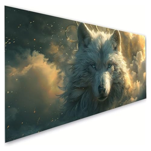 Diamond Painting Wolf Diamond Painting Erwachsene Groß XXL 100x180cm,5D Diamant Paintings Bilder Wolken Malen Nach Zahlen Anfänger,DIY Full Drill Diamant Malerei Stickerei Bastelset,Zimmer Deko G2-147 Diamond Painting Wolf Diamond Painting Erwachsene Groß XXL 100x180cm,5D Diamant Paintings Bilder Wolken Malen Nach Zahlen Anfänger,DIY Full Drill Diamant Malerei Stickerei Bastelset,Zimmer Deko G2-147 von RSZYUUNG
