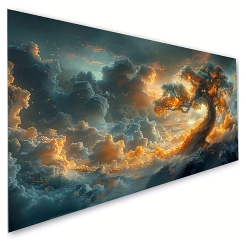 Diamond Painting Wolken Diamond Painting Erwachsene Groß XXL 40x90cm,5D Diamant Paintings Bilder Baum Malen Nach Zahlen Anfänger,DIY Full Drill Diamant Malerei Stickerei Bastelset,Zimmer Deko G2-377 Diamond Painting Wolken Diamond Painting Erwachsene Groß XXL 40x90cm,5D Diamant Paintings Bilder Baum Malen Nach Zahlen Anfänger,DIY Full Drill Diamant Malerei Stickerei Bastelset,Zimmer Deko G2-377 von RSZYUUNG