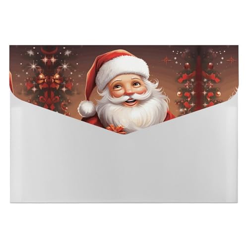 Dateiordner Kunststoff Ordner Weihnachtsmann Weihnachten Geschenke Gedruckt Dateiordner Letter Größe Tragbare Ordner 6 Tasche Archiforganisator für Home Office Dateiordner Kunststoff Ordner Weihnachtsmann Weihnachten Geschenke Gedruckt Dateiordner Letter Größe Tragbare Ordner 6 Tasche Archiforganisator für Home Office von RTBKLYQ