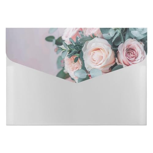 Dokumentenmappen, Kunststoff, Tüll, Blumenstrauß, Bild, bedruckt, Aktenordner, Briefgröße, tragbare Ordner, 6 Fächer, Organizer für Zuhause und Büro Dokumentenmappen, Kunststoff, Tüll, Blumenstrauß, Bild, bedruckt, Aktenordner, Briefgröße, tragbare Ordner, 6 Fächer, Organizer für Zuhause und Büro von RTBKLYQ