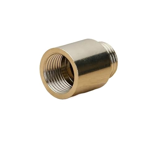 1/2 "Edelstahl Innen- Und Außengewinde Dehnungsfuge Hardware Armaturen Stoßverbindung for Wasser Heizung Ausrüstung 1 stück(1l2 x 15mm) von RTKYYZ