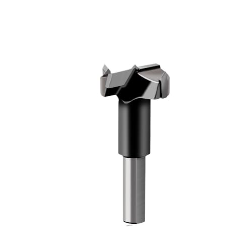 1 STK 10mm Schaftdurchmesser Holzbearbeitungsmaschine Reihenbohrer Vorwärts Drehen Rückwärts Legierung Holzbearbeitungs-Bitöffner 3-in-1 Scharnier Wolframstahl(26x70R) von RTKYYZ