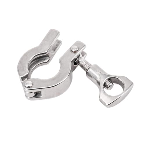 1 STÜCK K25,4-233mm 0,5" 0,75" 1" 1,5" 2" 2,5" 3" 4" 5" 6" Tri Clamp SUS 304 Edelstahl Sanitärrohrverschraubung(K34mm(0.75 Inch TC)) von RTKYYZ