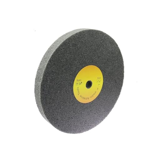 1 Stück 6"/8" X2" Vlies-Nylon-Entgratungspolierscheibe for Metallklingen aus rostfreiem Stahl(9P,P320_200X50MM) von RTKYYZ
