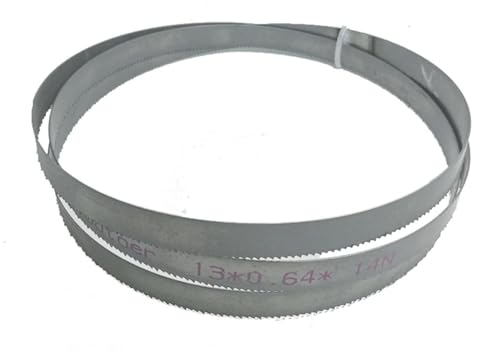 1 Stück M42 Bimetall 1/2 Zoll Bandsägeblätter. 1140 1400 1425 1790 2240 x 13 mm mit 6, 14 Tpi Bandsägeblatt for Schneiden von Hartholz, Aluminium(10-14Tpi,Length 1826mm) von RTKYYZ