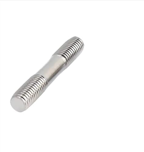 1 Stück M6 304 Edelstahl Doppelendgewindestange Doppelendschrauben Zahnstab Doppelkopf-Gewindestange(130mm) von RTKYYZ