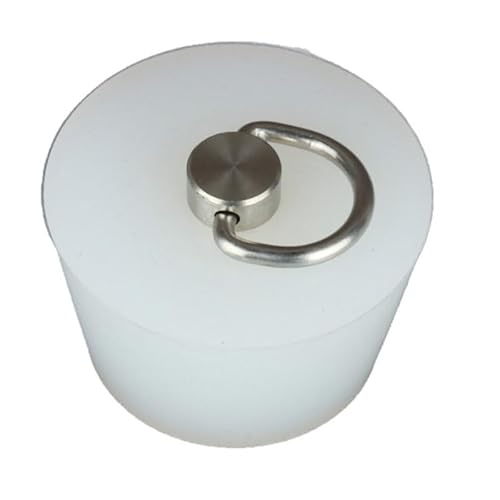 1 Stück konischer Silikon-Gummi-Dichtungsstopfen, Hochtemperatur-Silikon-Waschbeckenstopfen, der konischen Gummistopfen mit Stahl-D-förmigem Griff abdichtet(88x111x53mm) von RTKYYZ
