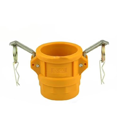 1 Stücke DN15 Zu DN50 Nylon Camlock Kupplungen 1/2 "Zu 2" Schnell Trennen PP Adapter Rohr Armaturen(D,2") von RTKYYZ
