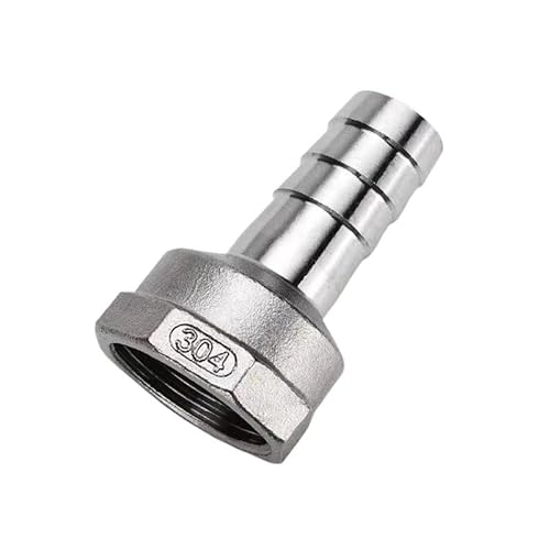1 stück 1/8 "1/4" 3/4 "1/2" 3/4 "1" -2 "BSP Weibliche 6 8 10 12 15 16-50mm Schlauch Barb Rohr Fitting Anschluss Koppler 304 Edelstahl(1l2 BSP -10mm) von RTKYYZ