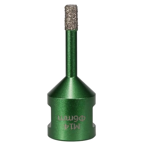 1 stück 6-68mm M14 Gewinde Trocken Vakuum Gelötet Marmor Mauerwerk Loch Säge Öffner Diamant Bohren Core Bit for Keramik Fliesen Granit Marmor(6MM) von RTKYYZ