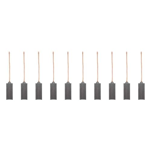 10 Stück Kohlebürsten Drahtbürste for Elektromotoren, Ersatz 4,5 x 6,5 x 20 mm, Leitungen Generator Kohlebürste, generische Handwerkzeuge von RTKYYZ