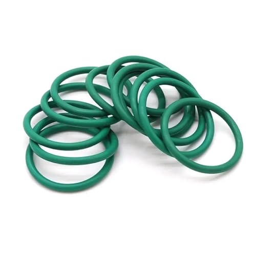 10 Stück grüner O-Ring CS3.5mm OD10~155mm Dichtung Isolierung ölbeständig Hochtemperaturbeständigkeit Fluorkautschuk(OD 11mm ID 4mm) von RTKYYZ